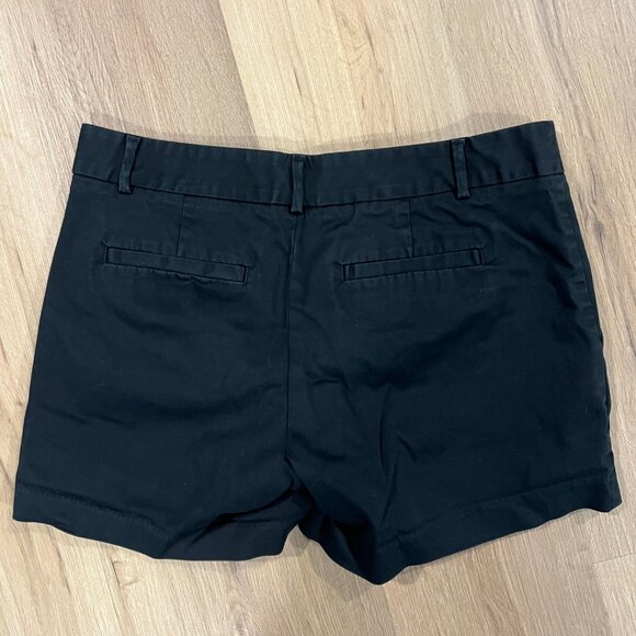 Banana Republic Solid Black Shorts Size 6 - Picture 4 of 4
